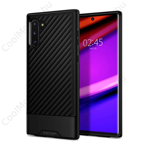 Spigen Core Armor Samsung Galaxy Note 10 Matte Black tok, fekete