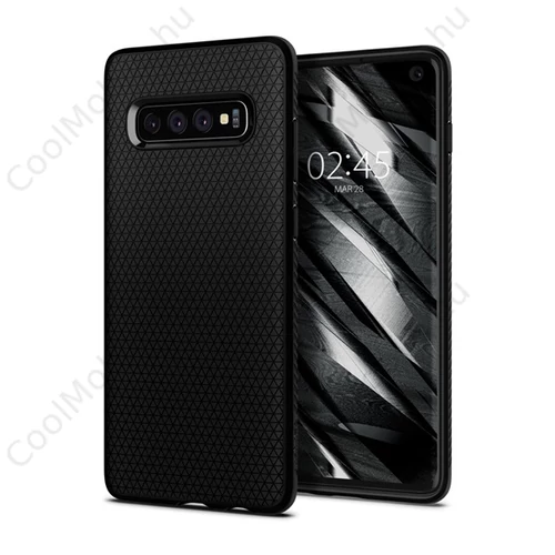 Spigen Liquid Air Samsung Galaxy S10 Matte Black tok, fekete