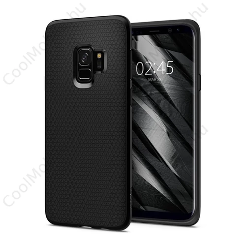 Spigen Liquid Air Samsung Galaxy S9 Matte Black tok, fekete