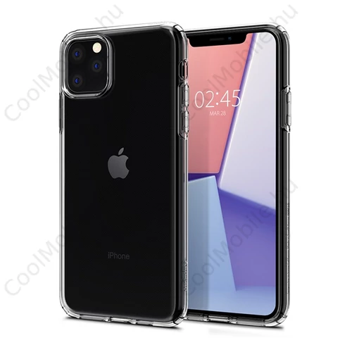 Spigen Liquid Crystal Apple iPhone 11 Pro Max Crystal Clear tok, átlátszó