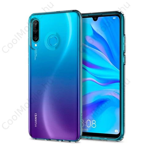 Spigen Liquid Crystal Huawei P30 Lite Crystal Clear tok, átlátszó