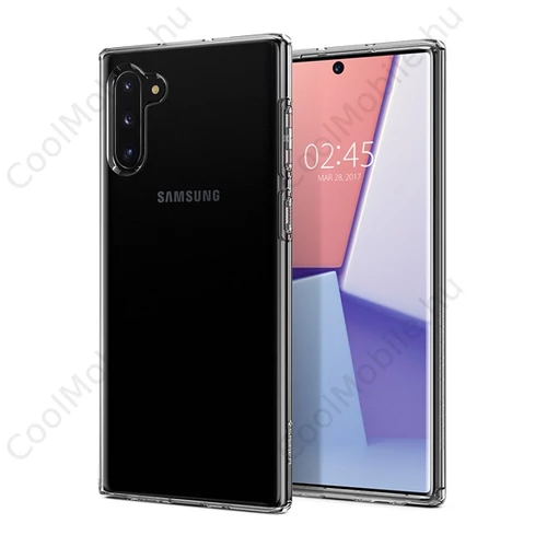 Spigen Liquid Crystal Samsung Galaxy Note 10 Crystal Clear tok, átlátszó