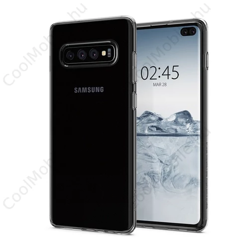 Spigen Liquid Crystal Samsung Galaxy S10+ Crystal Clear tok, átlátszó