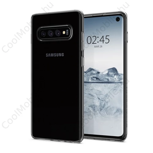 Spigen Liquid Crystal Samsung Galaxy S10 Crystal Clear tok, átlátszó