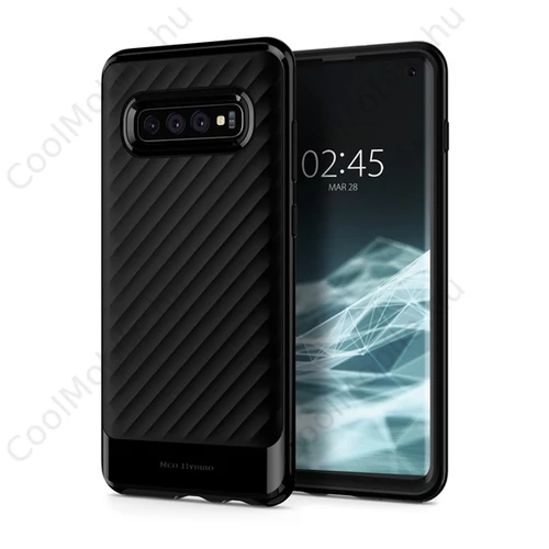 Spigen Neo Hybrid Samsung Galaxy S10 Midnight Black tok, fekete