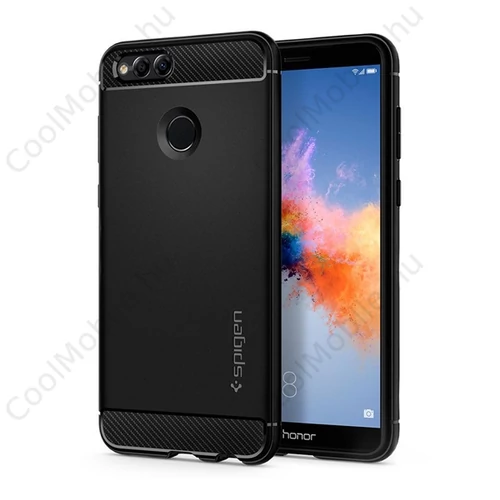 Spigen Rugged Armor Honor 7X tok, Black, fekete