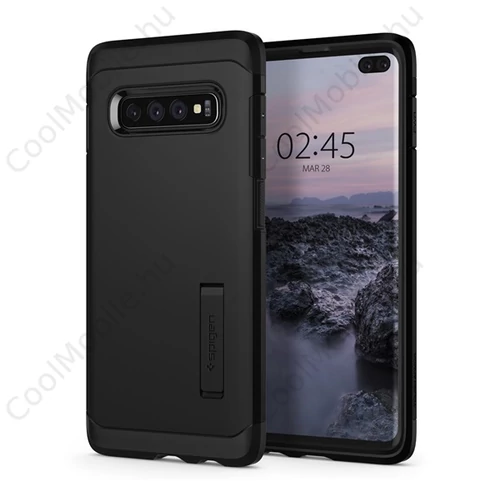 Spigen Tough Armor Samsung Galaxy S10+ Black tok, fekete