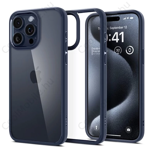 Spigen Ultra Hybrid Apple iPhone 15 Pro, navy / kék