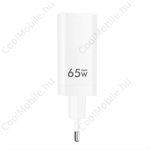 Tactical FlashBang hálózati gyorstöltő adapter 2xType-C + 1xUSB, 65W, fehér