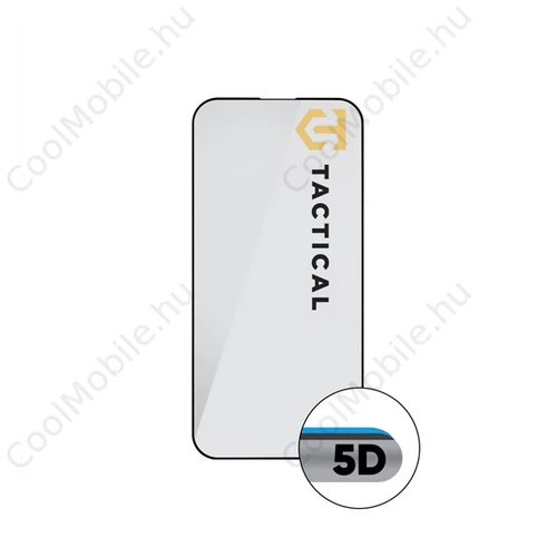 Tactical Glass Shield 5D Apple iPhone 14 Pro Max kijelzővédő üvegfólia, fekete