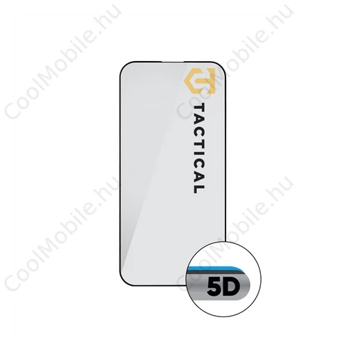 Tactical Glass Shield 5D Apple iPhone 14 Pro kijelzővédő üvegfólia, fekete