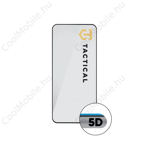 Tactical Glass Shield 5D Honor 200 kijelzővédő üvegfólia, fekete