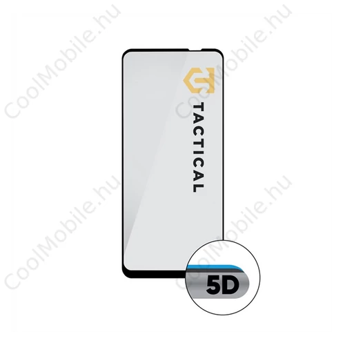 Tactical Glass Shield 5D Motorola G23 kijelzővédő üvegfólia, fekete