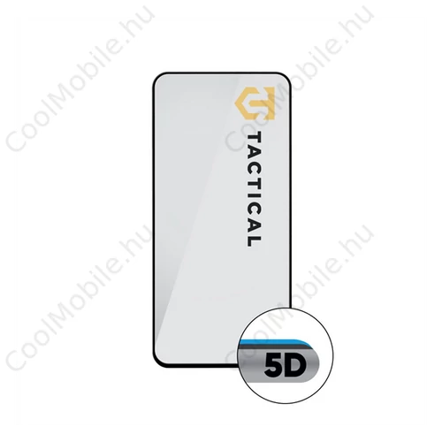 Tactical Glass Shield 5D Samsung Galaxy A55 5G kijelzővédő üvegfólia, fekete