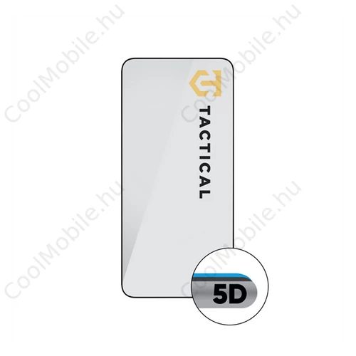 Tactical Glass Shield 5D Samsung Galaxy S24+ kijelzővédő üvegfólia, fekete