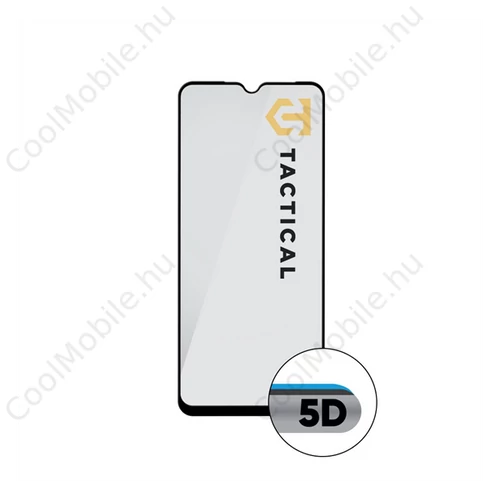 Tactical Glass Shield 5D Xiaomi Redmi A3 (2024) kijelzővédő üvegfólia, fekete