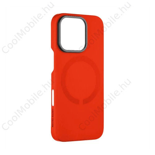 Tactical MagForce Aramid Apple iPhone 16 Pro MagSafe kompatibilis tok, piros