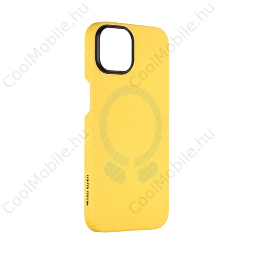 Tactical MagForce Aramid Industrial Limited Edition Apple iPhone 15 MagSafe tok, sárga
