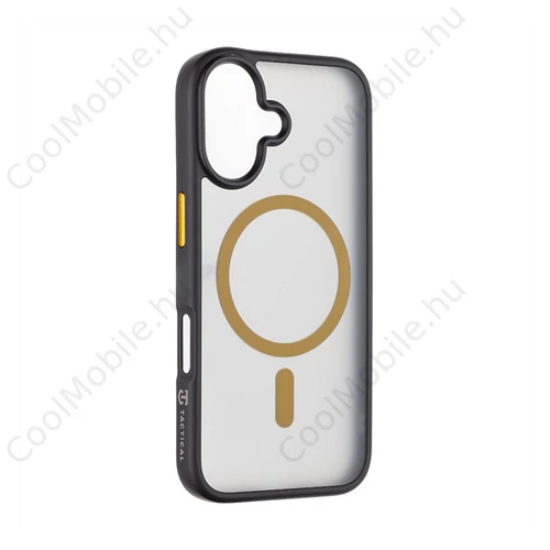 Tactical MagForce Hyperstealth 2.0 Apple iPhone 16 MagSafe kompatibilis tok, fekete/sárga