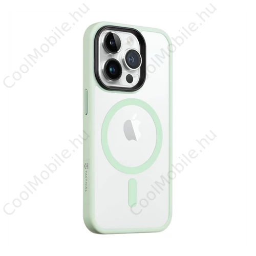 Tactical MagForce Hyperstealth Apple iPhone 14 Pro Magsafe hátlap tok, zöld