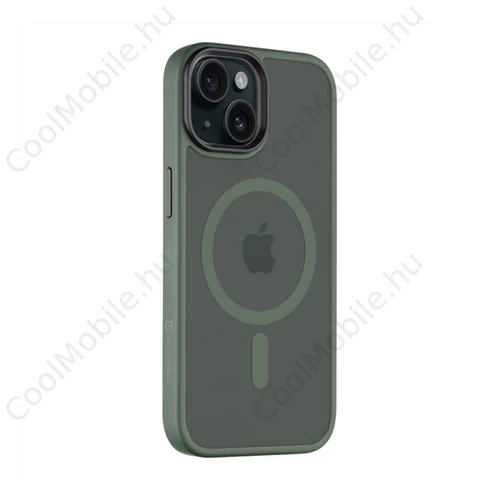 Tactical MagForce Hyperstealth Apple iPhone 15 Magsafe hátlap tok, zöld