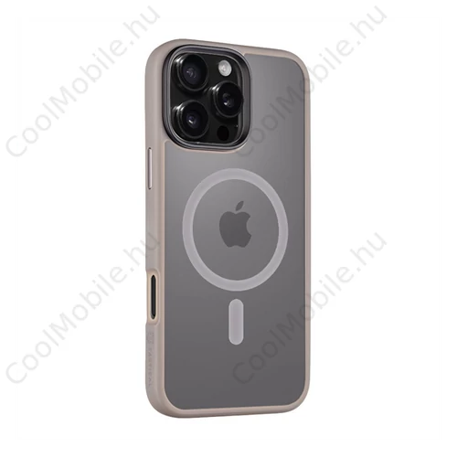 Tactical MagForce Hyperstealth Apple iPhone 16 Pro Max MagSafe hátlap tok, világos szürke