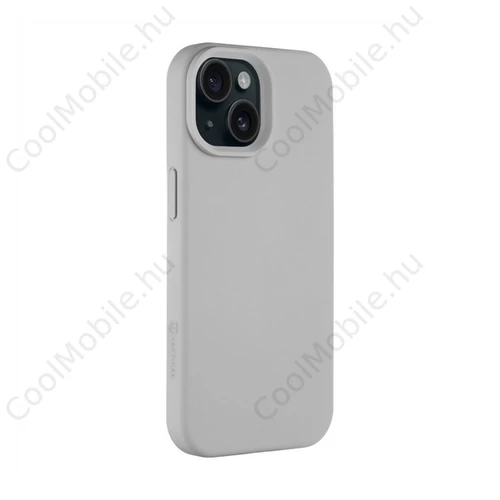 Tactical MagForce Velvet Smoothie Apple iPhone 15 MagSafe tok, Foggy, világosszürke