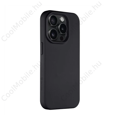 Tactical MagForce Velvet Smoothie Apple iPhone 15 Pro MagSafe tok, Asphalt, fekete