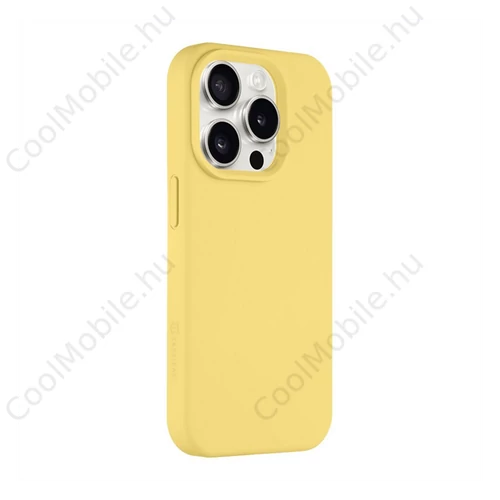 Tactical MagForce Velvet Smoothie Apple iPhone 15 Pro MagSafe tok, Banana, sárga