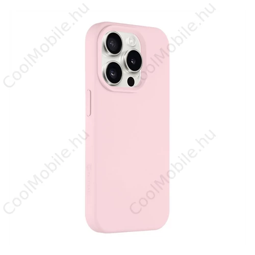Tactical MagForce Velvet Smoothie Apple iPhone 15 Pro MagSafe tok, Pink Panther, halvány rózsaszín