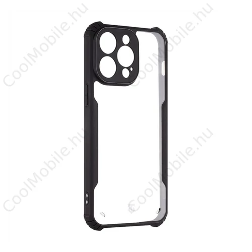 Tactical Quantum Stealth Apple iPhone 15 Pro Max tok, fekete/átlátszó