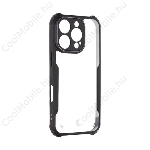 Tactical Quantum Stealth Apple iPhone 16 Pro tok, átlátszó/fekete