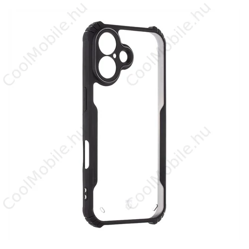 Tactical Quantum Stealth Apple iPhone 16 tok, átlátszó/fekete