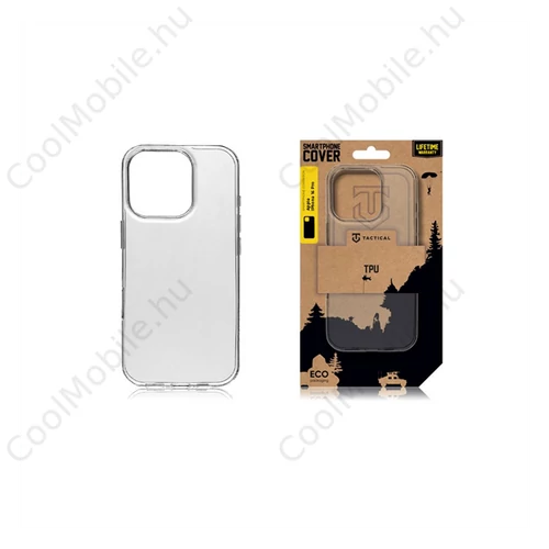 Tactical TPU Apple iPhone 16 Pro hátlap tok, átlátszó