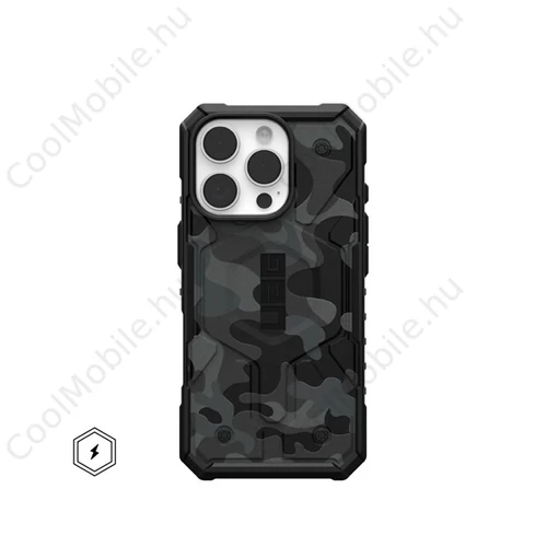 UAG Pathfinder SE Magsafe, Apple iPhone 16 Pro MagSafe kompatbilis tok, midnight camo (szürke)
