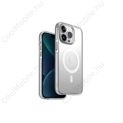 Uniq Calio Apple iPhone 15 Pro Magsafe szilikon tok, átlátszó