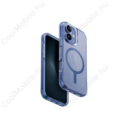 Uniq Combat Apple iPhone 16 MagSafe szilikon tok, kék