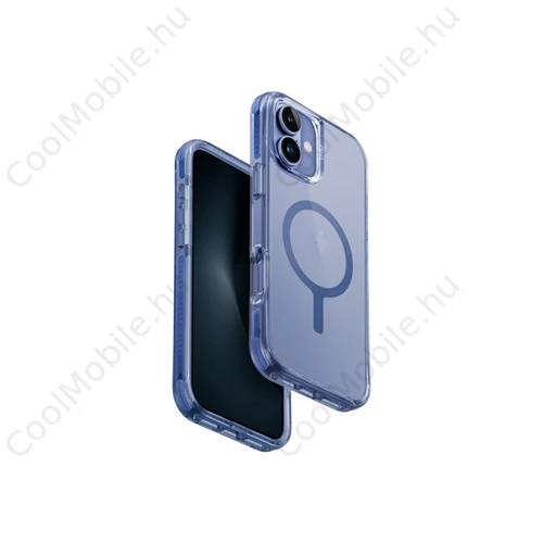 Uniq Combat Apple iPhone 16 Plus MagSafe szilikon tok, kék