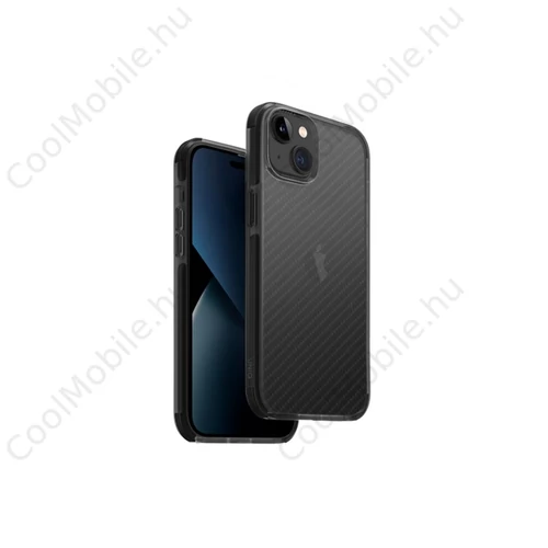 Uniq Combat Aramid Apple iPhone 14 Plus, szilikon tok, fekete