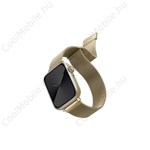 Uniq Dante Apple Watch 42/44/45mm fém szíj, arany