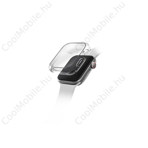 Uniq Garde Hybrid Apple Watch 41mm tok, tempered kijelző fóliával, átlátszó