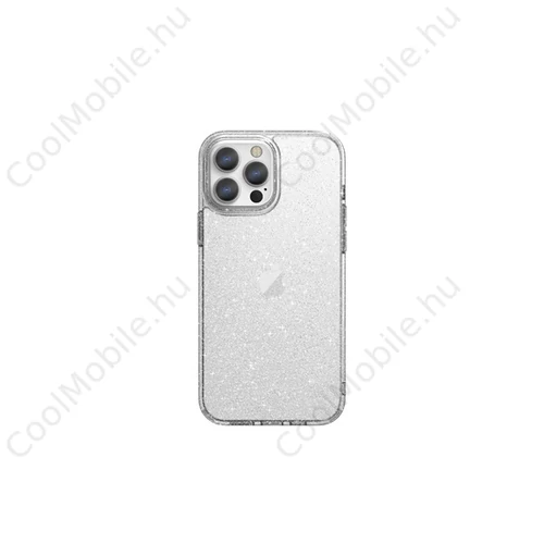 Uniq Lifepro Xtreme Tinsel Apple iPhone 13 Pro, csillámos szilikon tok, átlátszó