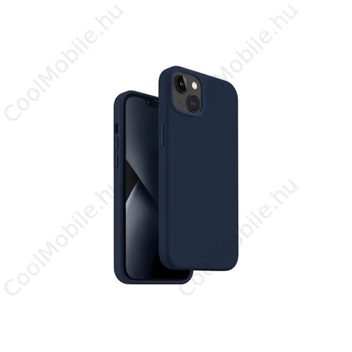 Uniq Lino Apple iPhone 14 Plus, szilikon tok, kék