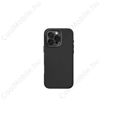 Uniq Lyden Apple iPhone 16 Pro MagSafe Bőr tok, fekete