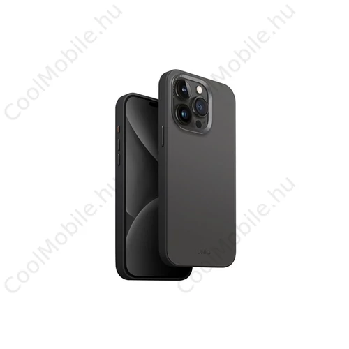 Uniq Lyden DS Apple iPhone 15 Pro Max Magsafe tok, szürke/fekete