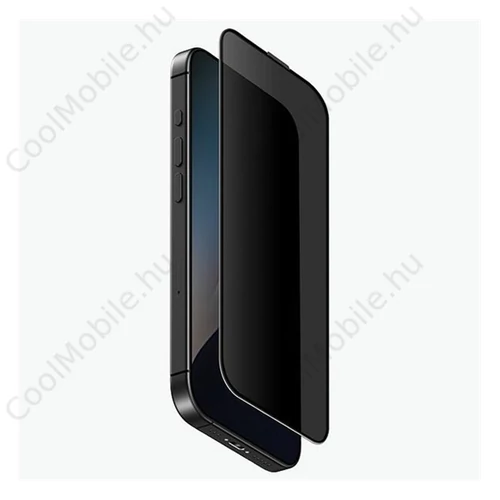 Uniq Optix Privacy iPhone 16 tempered glass kijelzővédő fólia