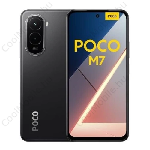 Xiaomi Poco M7 256GB 8GB RAM Dual fekete