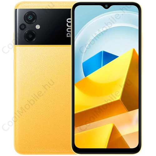 Xiaomi Poco M5 128GB 6GB RAM Dual sárga