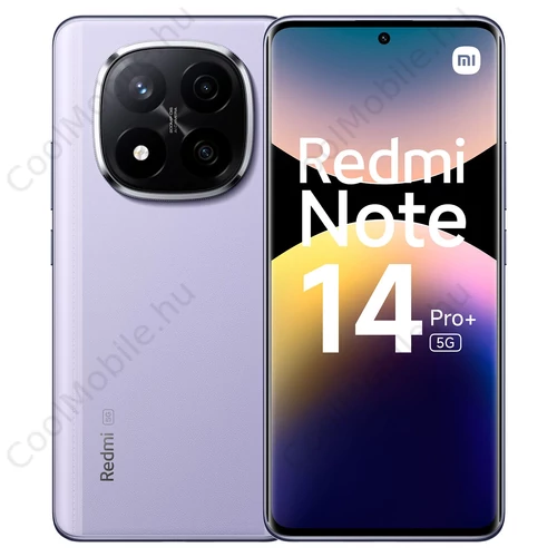 Xiaomi Redmi Note 14 Pro+ 5G 512GB 12GB RAM Dual lila