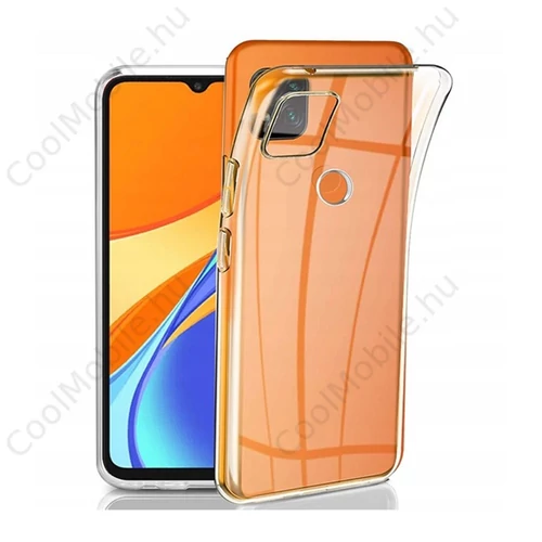 Xiaomi Redmi 9C ultra slim 0,5mm szilikon tok, átlátszó